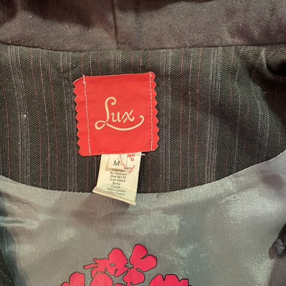 Vintage Lux Hooded Blazer - navy - size m - Picture 5 of 5